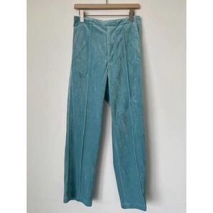 AURALEE COTTON VELOUR PANTS LIGHT BLUE size 4